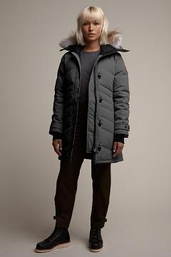 Chamarras Canada Goose Mujer México - Lorette Abrigos Grises VL9850241